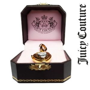 JUICY COUTURE Heart In Gold Color Charm